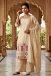 KF 308 Kalaai Chinon Embroidery Plazzo Suits
